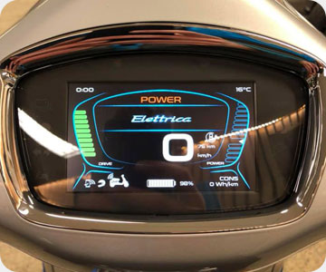 compteur d une vespa electrique