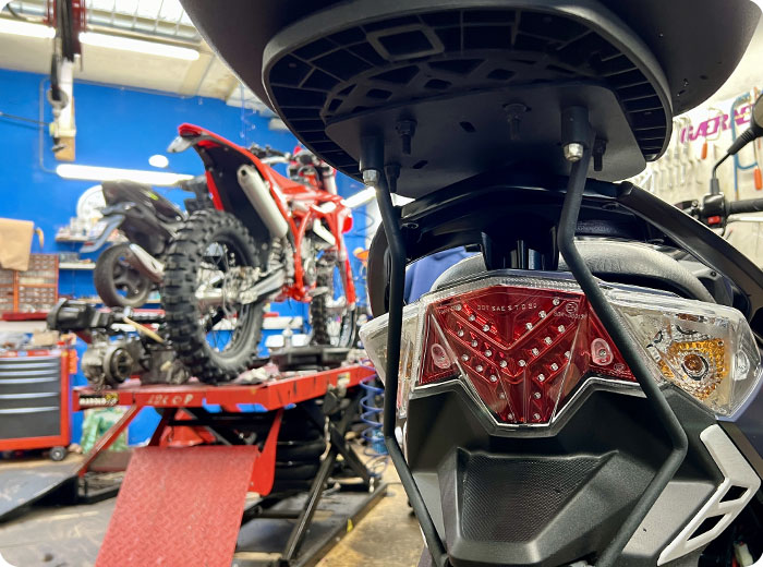 garage de scooter et moto a verviers pres de liege